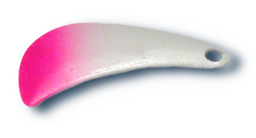 -569 - Tomahawk Blade #4 White w/ Hot Pink Tip - 10 Pack