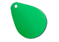 -47 - Clacker Blades Fluorescent Green - Solid - 10 pack