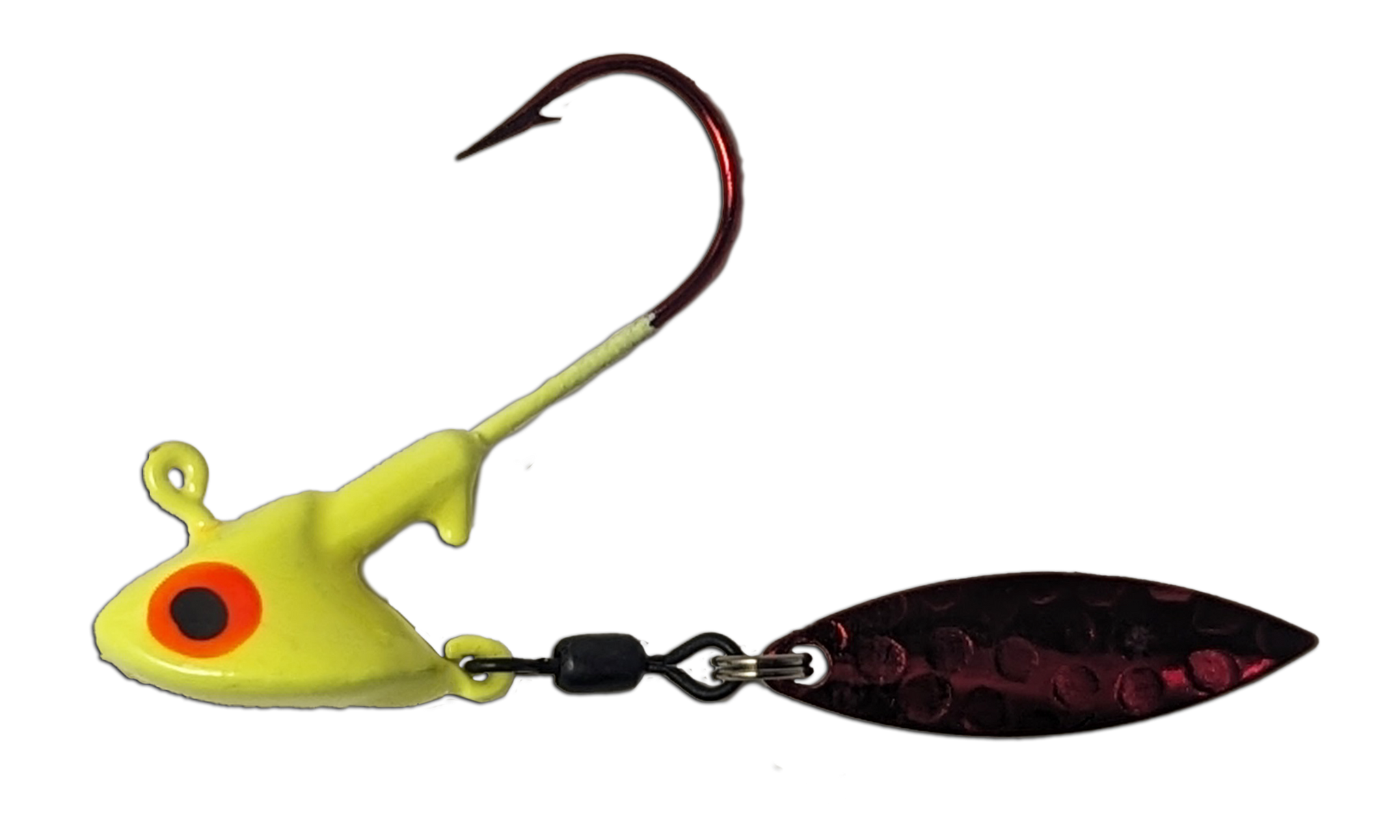 blinking red light fishing lures Red Tail Flasher Twin Pack (Long Shank) – ReelBait Tackle Company