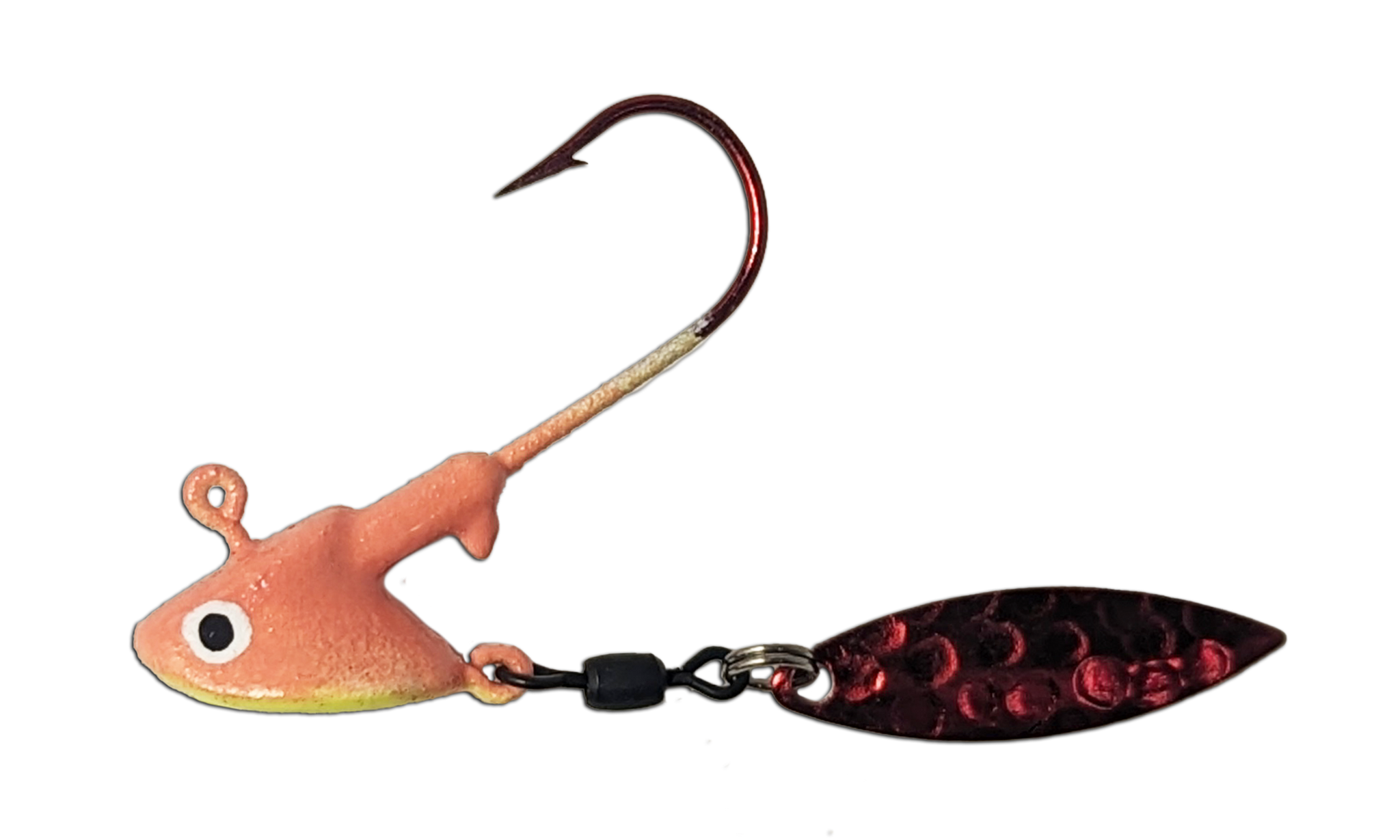 cherry bobber fishing lure Red Tail Flasher Twin Pack (Long Shank) – ReelBait Tackle Company