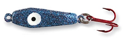 55469 - Blue Glitter 1/4 oz Plane Jane Jigging Spoon 