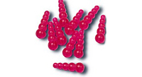 -405 - Stack Beads Neon Pink - 10 Pack