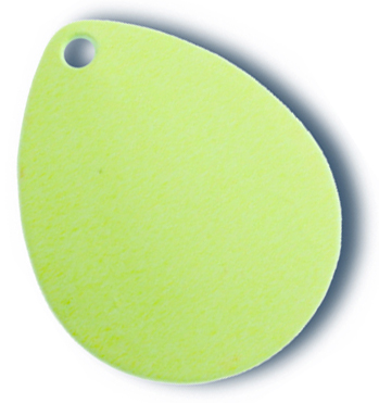 -4 - Colorado Blade #2 Fluorescent Chartreuse - 10 Pack