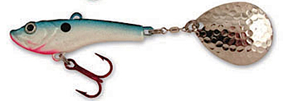 55256 - Blue Shad 1/4 oz Lytle's Secret Tail Spinner