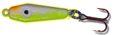 55432 - Chartreuse Pearl 1/4 oz Plane Jane Jigging Spoon 