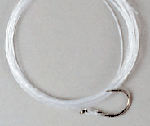 -433 - Single Hook #4 Lazer Sharp Hook (no beads) - 8 lb Test 
