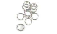 -578 - #4  Split Rings Nickel - 10 pack